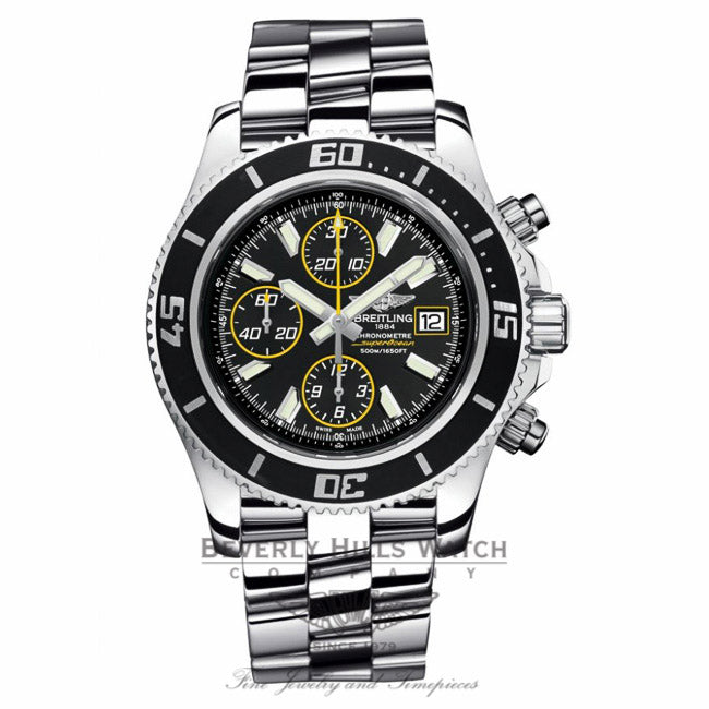 Breitling Superocean Chronograph II Stainless Steel Abyss Yellow