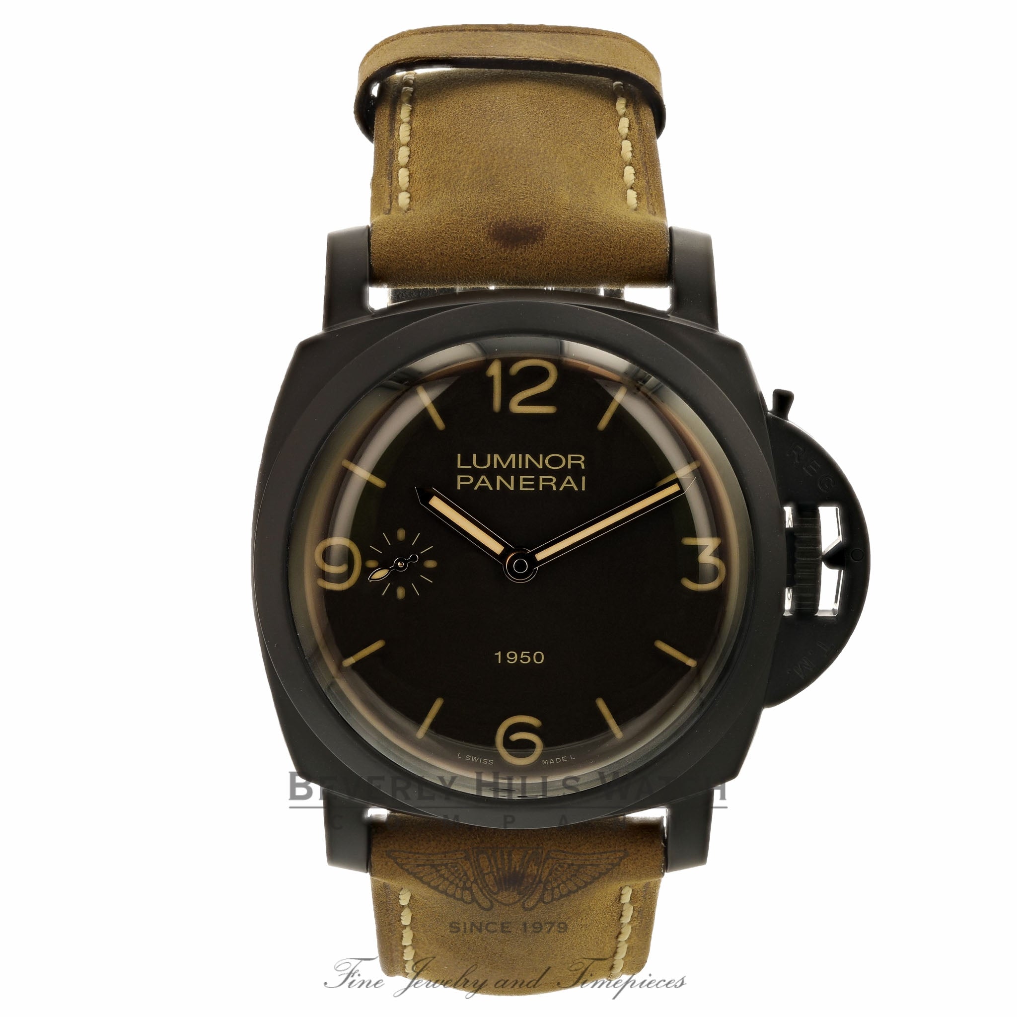 pamo Panerai Luminor 1950 Composite 47mm Case 3 Day PAM00375 W67THF