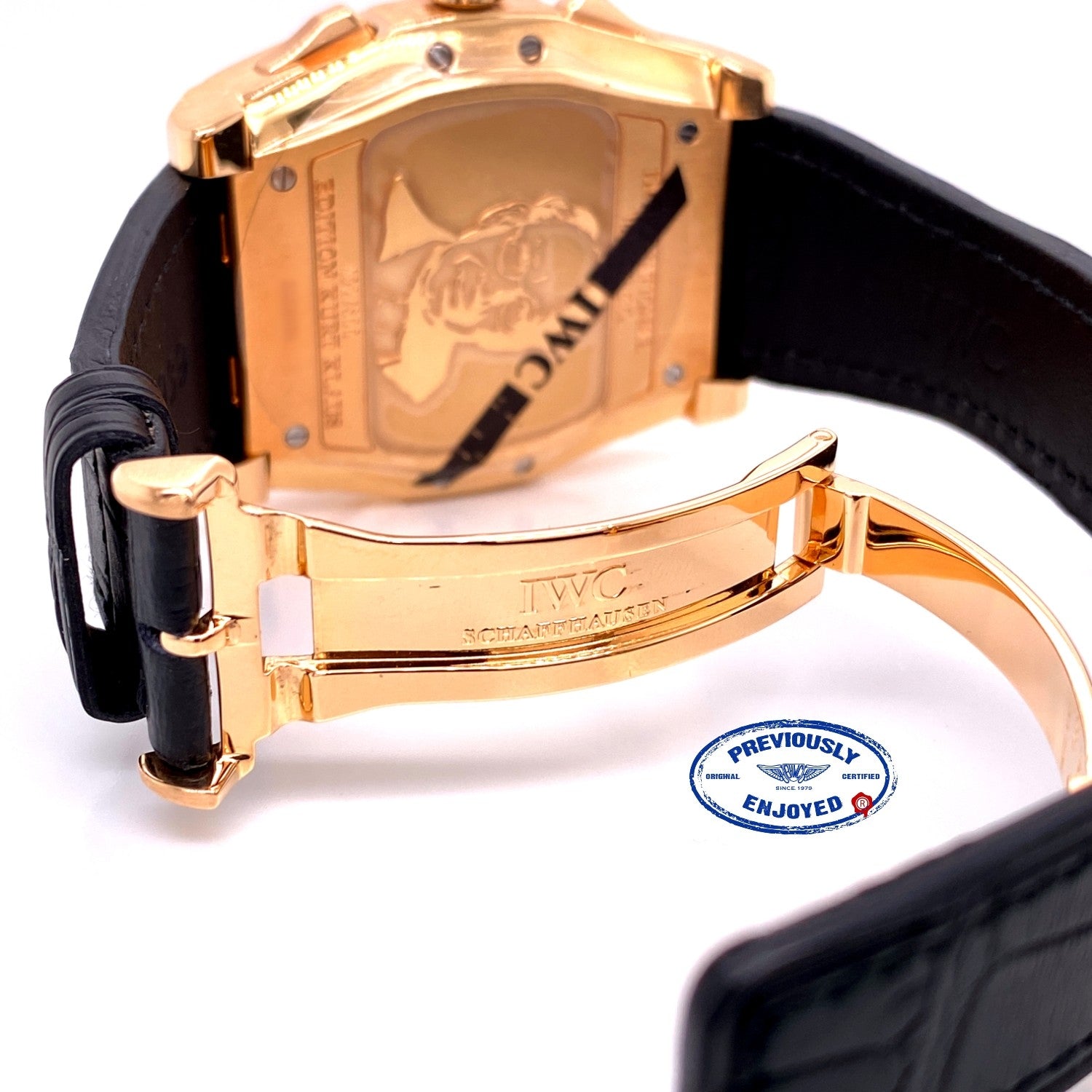 IWC Da Vinci Perpetual Calendar Kurt Klaus Rose Gold IW376203 012F87 - Beverly Hills Watch Company