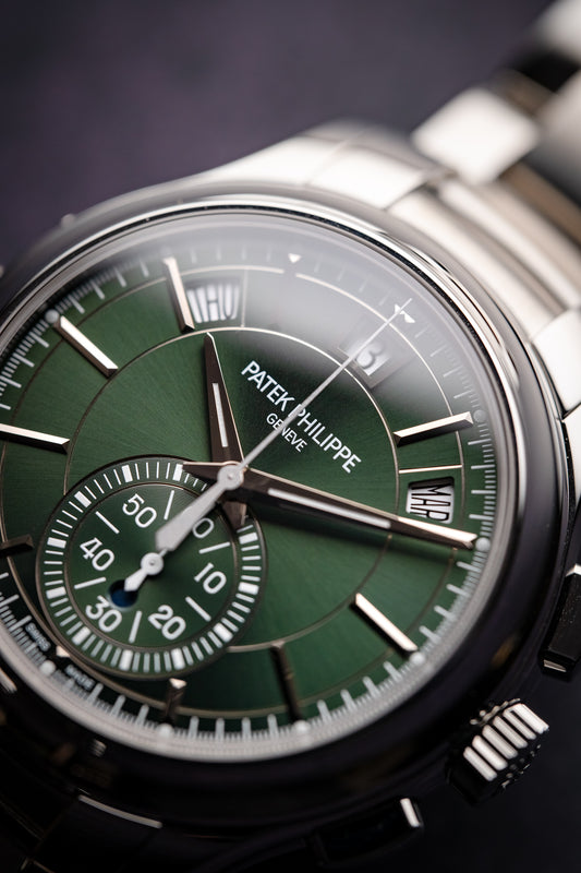Patek Philippe Complications Annual Calendar Flyback Chronograph Green 5905/1a-001