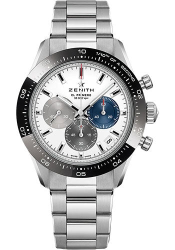 Zenith Chronomaster Sport Chronograph White Dial 03.3100.3600/69.M3100 - Beverly Hills Watch Company