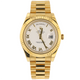 Rolex Day-Date II President 41mm Yellow Gold Fluted Bezel 218238