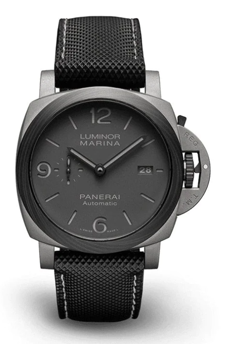 Panerai Luminor Marina Tuttogrigio 44mm Titanium Carbotech PAM01662 - Beverly Hills Watch Company