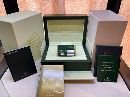 Rolex Day-Date II President Yellow Gold Fluted Bezel 218238 - Beverly Hills Watch Company