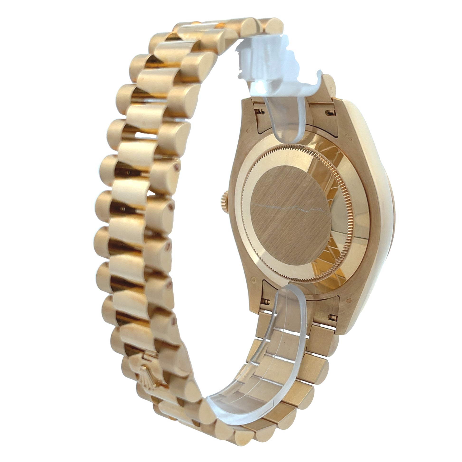 Rolex Day-Date II President Yellow Gold Fluted Bezel 218238 - Beverly Hills Watch Company