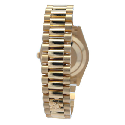 Rolex Day-Date II President Yellow Gold Fluted Bezel 218238 - Beverly Hills Watch Company