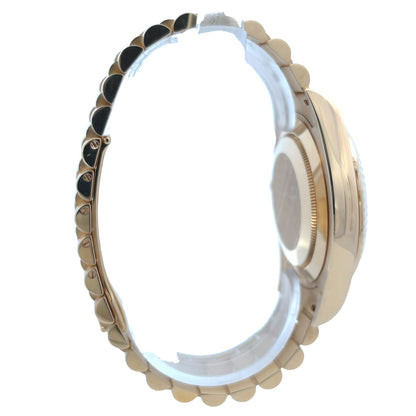 Rolex Day-Date II President Yellow Gold Fluted Bezel 218238 - Beverly Hills Watch Company
