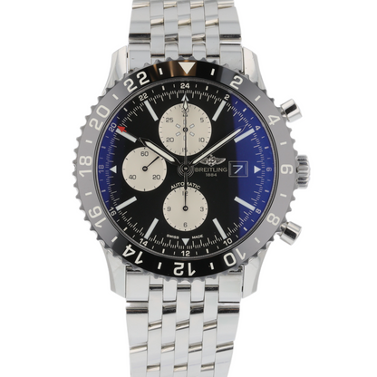 Breitling Chronoliner 46mm Stainless Steel Black Dial Y2431012/BE10