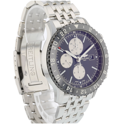 Breitling Chronoliner 46mm Stainless Steel Black Dial Y2431012/BE10