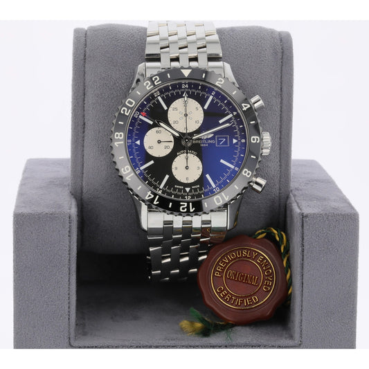 Breitling Chronoliner 46mm Stainless Steel Black Dial Y2431012/BE10
