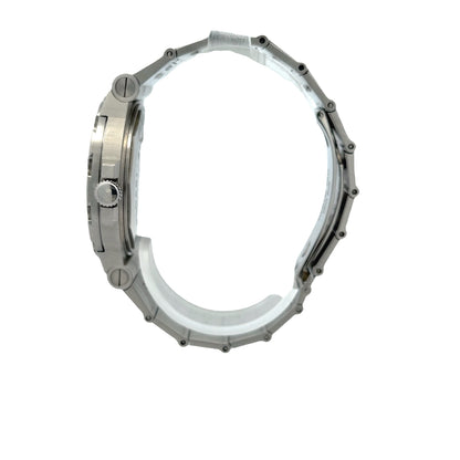 Bulgari Diagono Stainless Steel Black Dial SD38S - Beverly Hills Watch Company