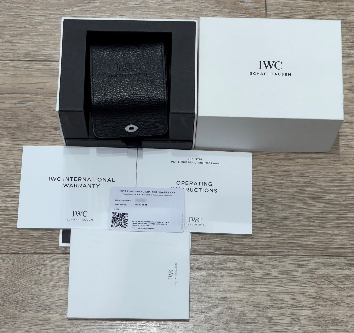 IWC Portugieser Stainless Steel Chronograph Green IW371615 - Beverly Hills Watch Company