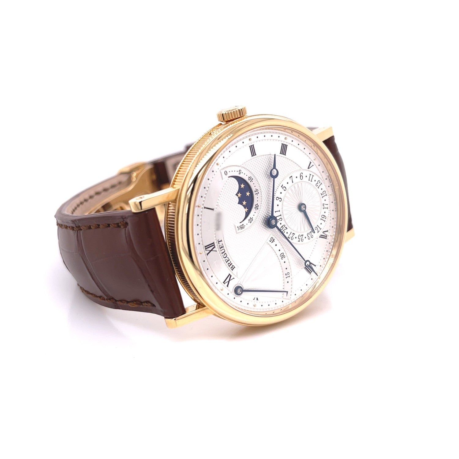 Breguet Classique Power Reserve Moon 39mm Yellow Gold 7137BA/11/9V6 - Beverly Hills Watch Company