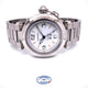 Cartier Pasha C 35MM Stainless Steel Automatic White Dial Big Date Bracelet W31074M7 0LKY92 - Beverly Hills Watch Company Watch Store