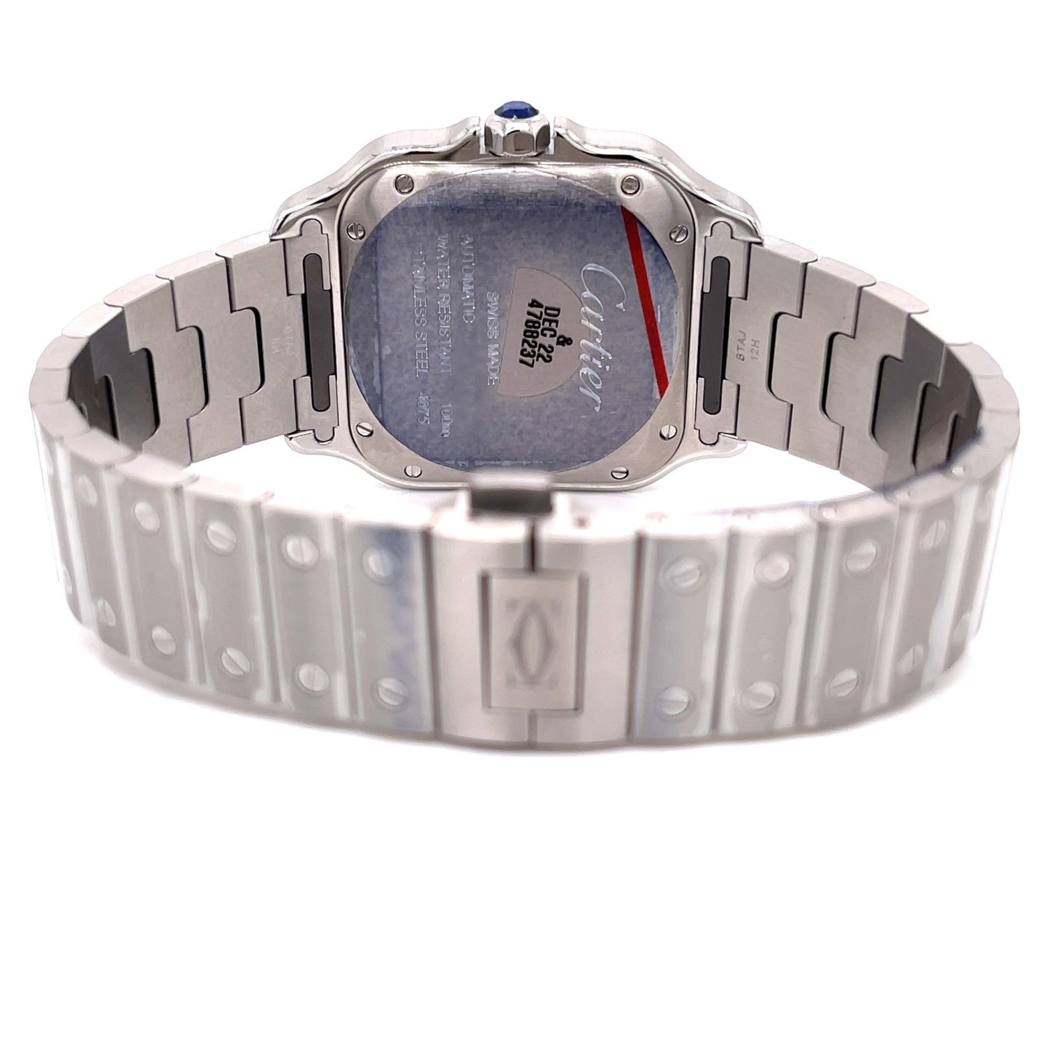 Cartier Santos Medium Stainless Steel Automatic WSSA0029 - Beverly Hills Watch Company