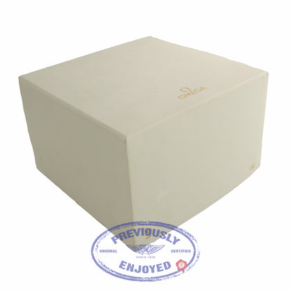 Omega De Ville Coaxial 18k Rose Gold Diamond Bezel Silver Diamond Dial 431.60.41.21.02.001 0VLXWX - Beverly Hills Watch Company Watch Store