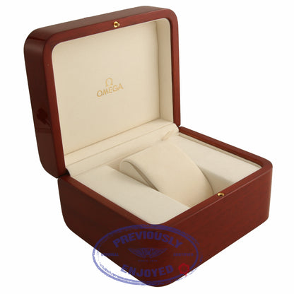 Omega De Ville Coaxial 18k Rose Gold Diamond Bezel Silver Diamond Dial 431.60.41.21.02.001 0VLXWX - Beverly Hills Watch Company Watch Store