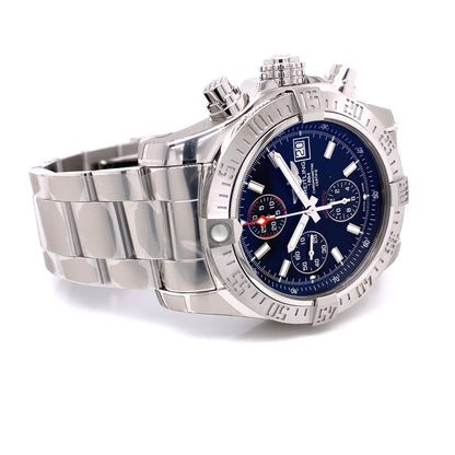 Breitling Super Avenger Chronograph 43mm Black Dial A13381111B1A1 0XUHKW - Beverly Hills Watch Company