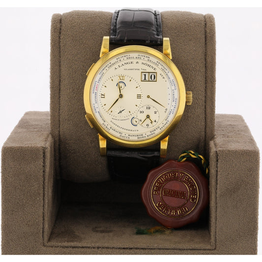 A. Lange & Söhne Lange 1 Time Zone 41.9mm Yellow Gold 116.021