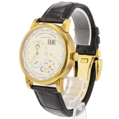 A. Lange & Söhne Lange 1 Time Zone 41.9mm Yellow Gold 116.021