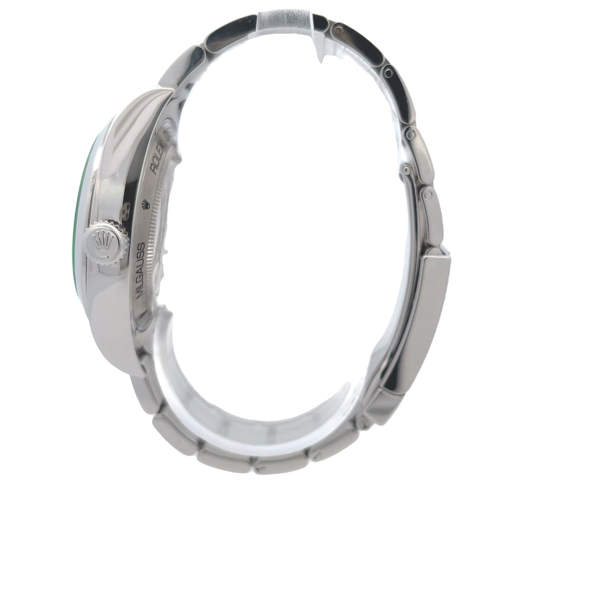 Rolex Milgauss Stainless Steel Black Dial 116400 - Beverly Hills Watch Company