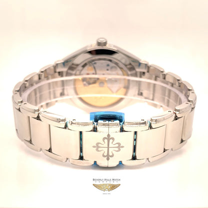 Patek Philippe Ladies Twenty~4 Stainless Steel Gray Sunburst 7300/1200a-001 TW61QK