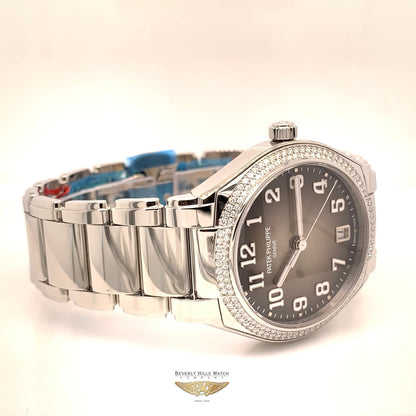 Patek Philippe Ladies Twenty~4 Stainless Steel Gray Sunburst 7300/1200a-001 TW61QK