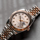 Rolex Datejust 41mm Everose and Stainless Steel Sundust Diamond 126331