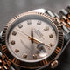 Rolex Datejust 41mm Everose and Stainless Steel Sundust Diamond 126331