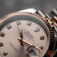 Rolex Datejust 41mm Everose and Stainless Steel Sundust Diamond 126331