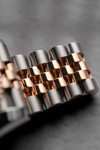 Rolex Datejust 41mm Everose and Stainless Steel Sundust Diamond 126331