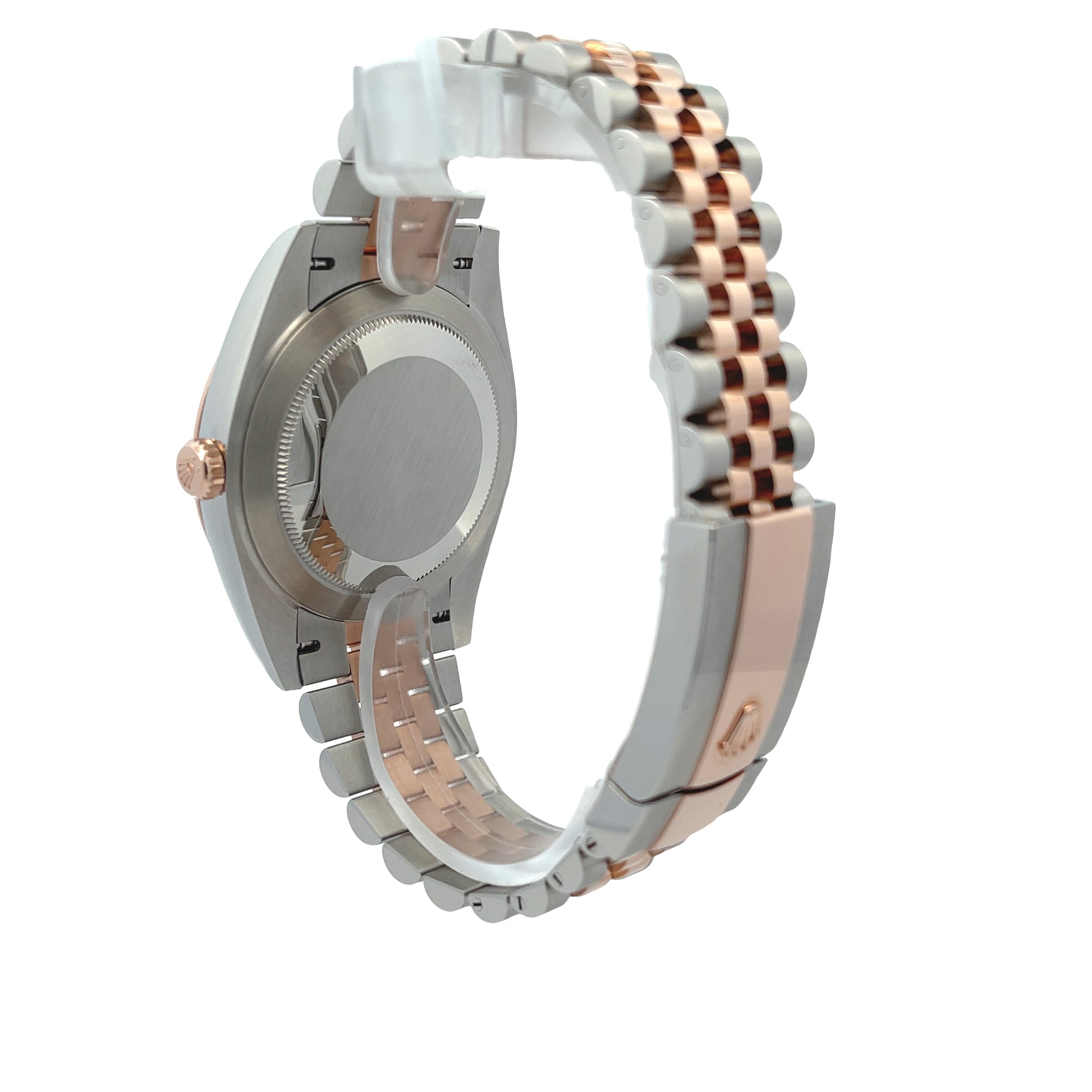 Rolex Datejust 41mm Everose and Stainless Steel Wimbledon Jubilee 126331 - Beverly Hills Watch Company