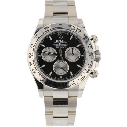 Rolex Daytona White Gold Black Dial Baby Le Mans 126509