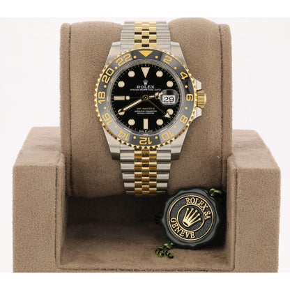 Rolex GMT Master II Yellow Gold and Stainless Steel Jubilee 126713GRNR