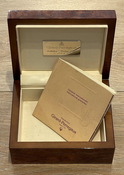 Girard Perregaux Vintage 94 Cream Dial White Gold 2550 - Beverly Hills Watch Company