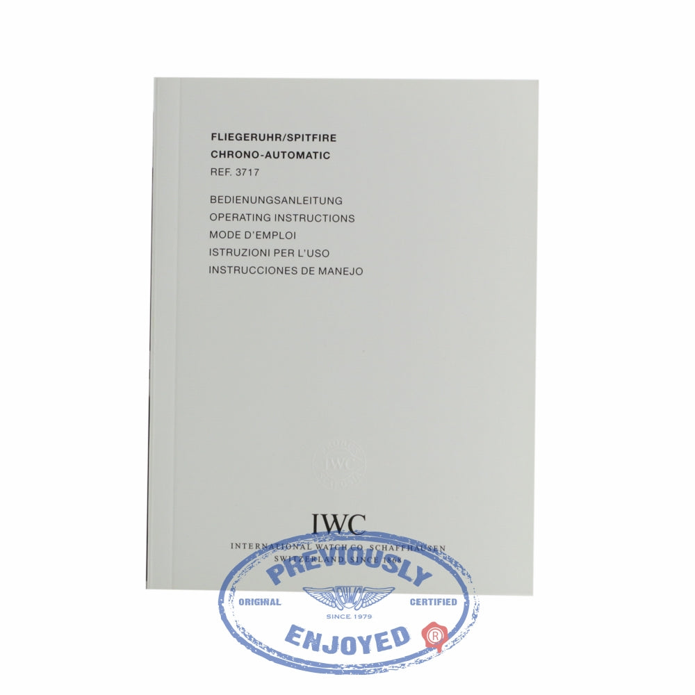 IWC Classic Pilot Chronograph 42mm Stainless Steel Black Dial IW371701 - Beverly Hills Watch Company