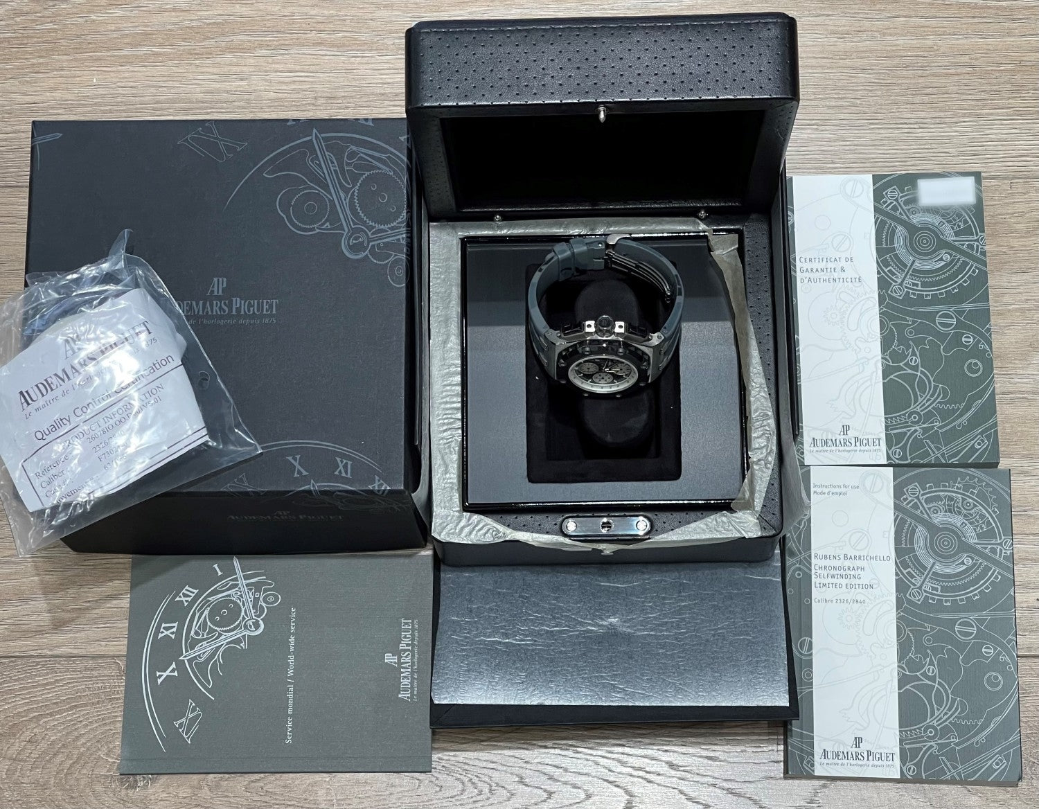 Audemars Piguet Royal Oak Offshore Barrichello Titanium 26078IO.OO.D001VS.01  - Beverly Hills Watch Company