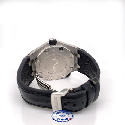 Audemars Piguet Royal Oak Offshore 42mm Diver Black Dial Stainless Steel 15703ST.OO.A002CA.01 A7JC6C - Beverly Hills Watch Company