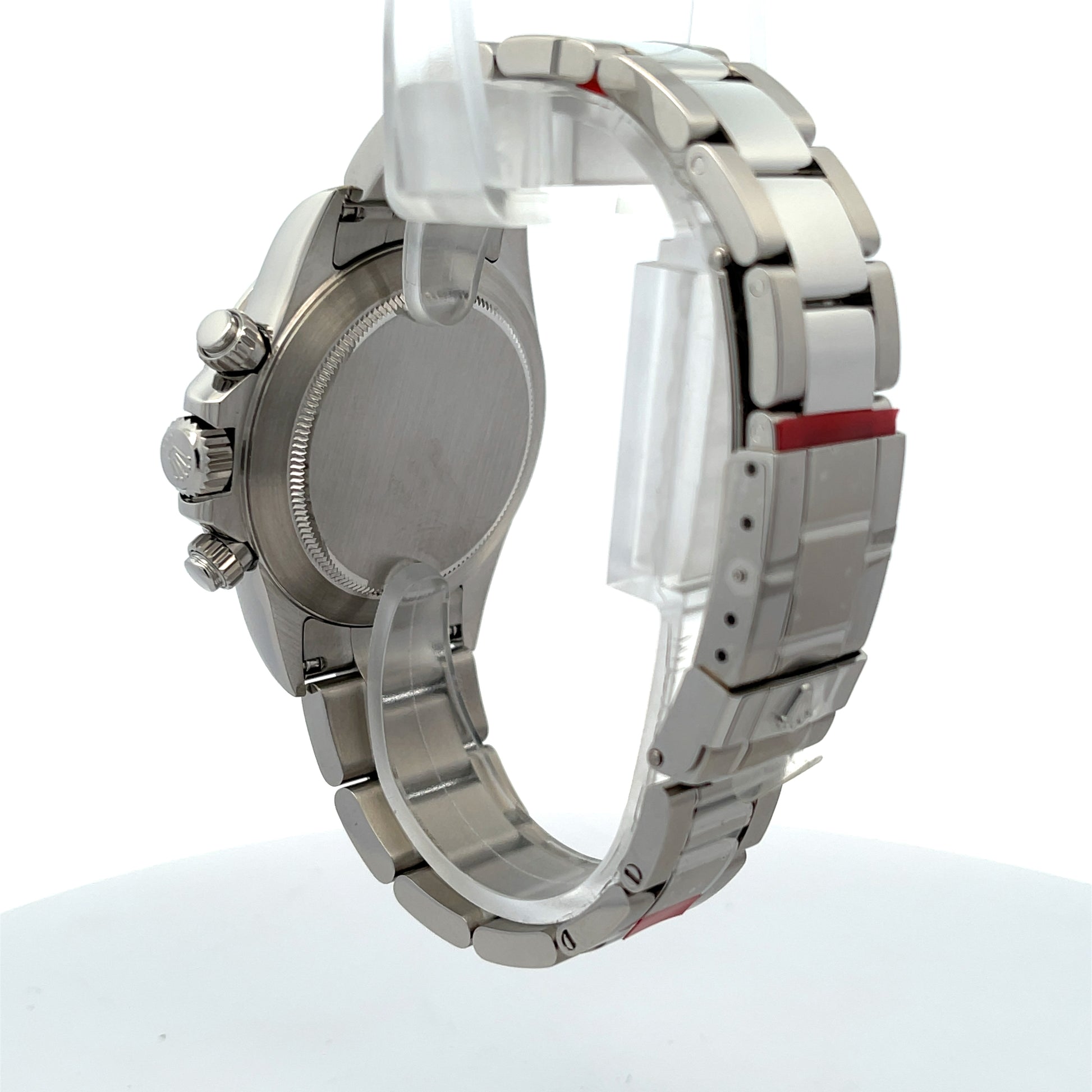 Rolex Daytona Stainless Steel White Dial Zenith 16520 - Beverly Hills Watch Company