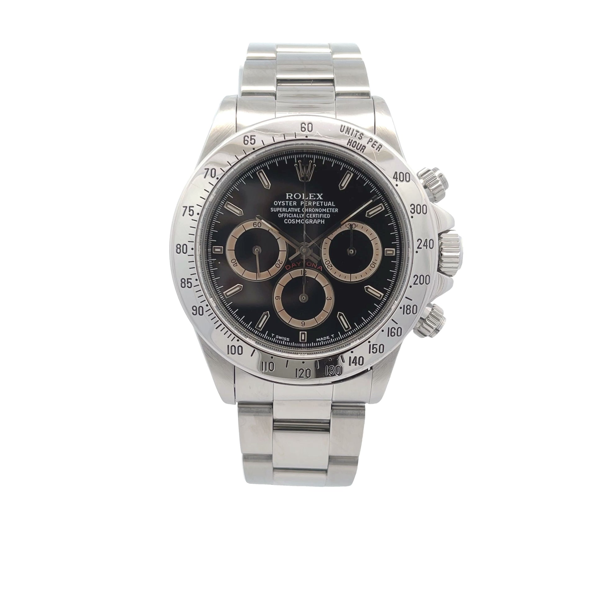 Rolex Daytona Zenith Patrizzi Dial 16520 - Beverly Hills Watch Company