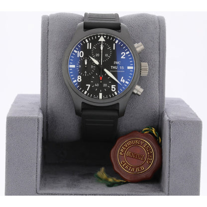 IWC  Pilot's Top Gun Chronograph 41.9mm Black Ceramic IW389401