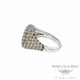 Pave Pinky Chocolate Diamond White Gold Ring by Naira & C FGHBWH - Beverly Hills Watch