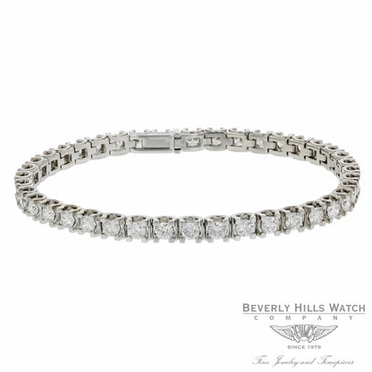 Nairs & C Classic Diamond Tennis Bracelet 18K White 7ZKP50 7ZKP50 - Beverly Hills Watch