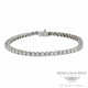 Naira & C Classic 6.86ct Diamond Tennis Bracelet 18K White Gold DQ7C7V - Beverly Hills Watch