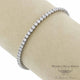 Naira & C Classic 6.86ct Diamond Tennis Bracelet 18K White Gold DQ7C7V - Beverly Hills Watch