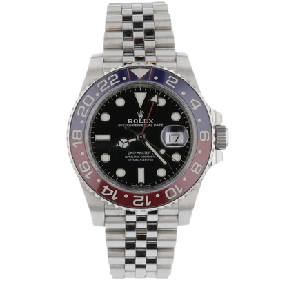 Rolex GMT Master II Stainless Steel Ceramic "Pepsi" Jubilee 126710blro