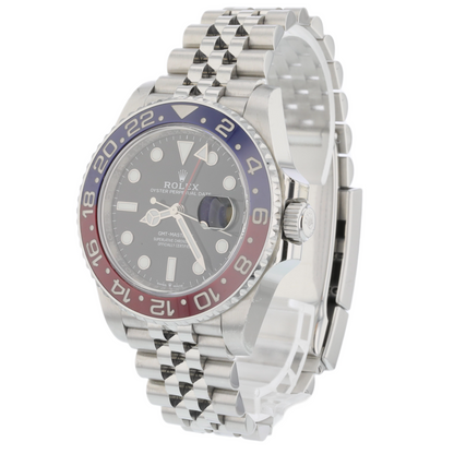 Rolex GMT Master II Stainless Steel Ceramic "Pepsi" Jubilee 126710blro