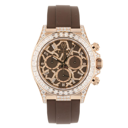 Rolex Daytona Giraffe Everose Diamonds 126555TBR