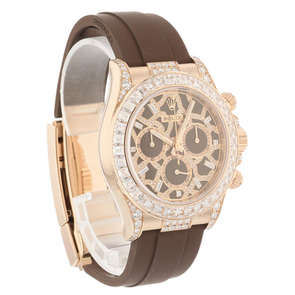 Rolex Daytona Giraffe Everose Diamonds 126555TBR