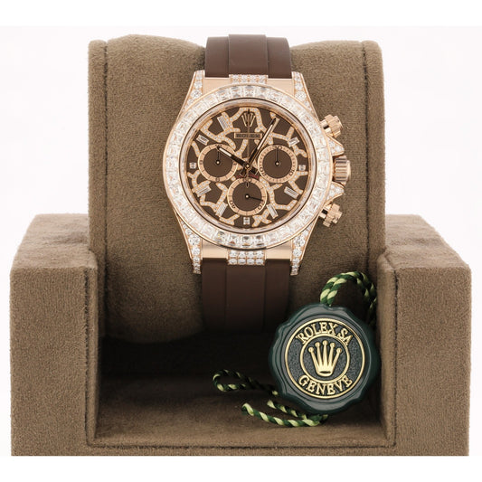 Rolex Daytona Giraffe Everose Diamonds 126555TBR